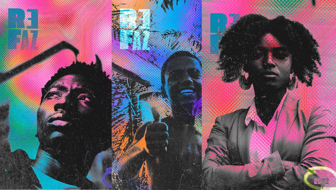 ReFaz — arte editorial halftone/glitch